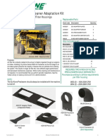 Series 9000 Precleaner Adaptation Kit: For Donaldson SSG & SRG Filter Housings