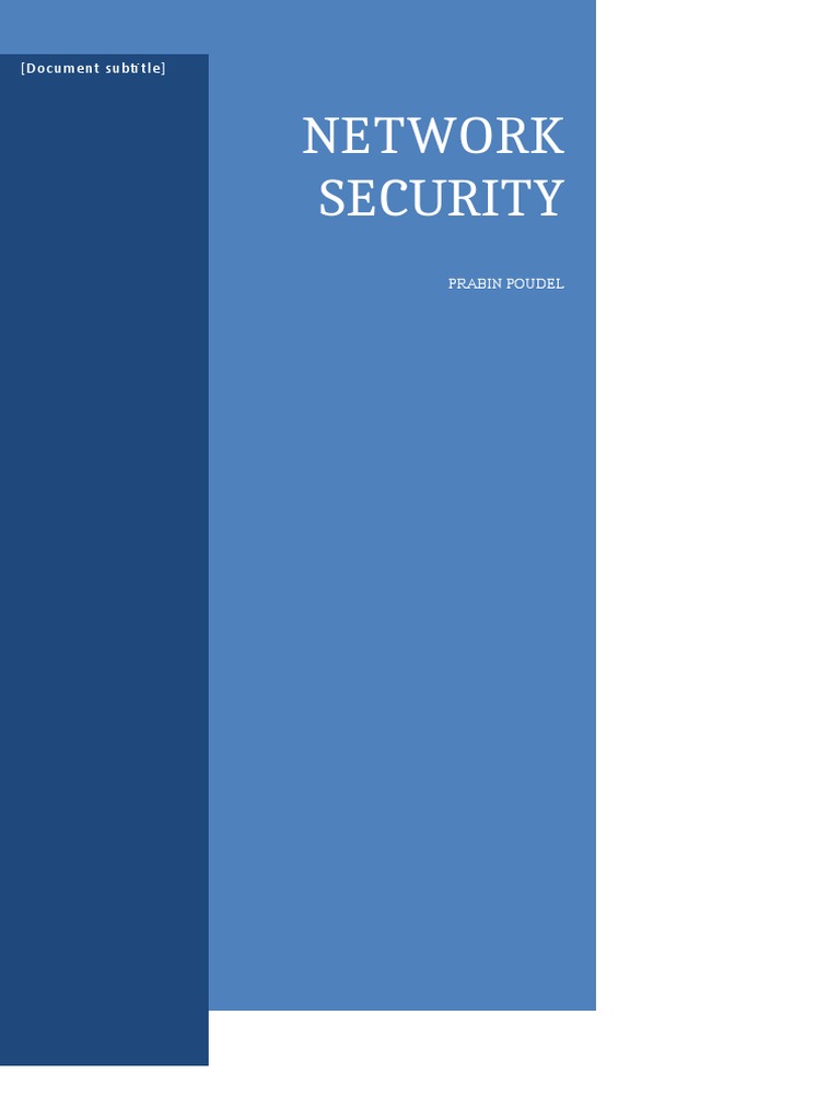Network Security | PDF | Network Switch | Computer Network
