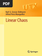 Karl G. Grosse-Erdmann, Alfred Peris Manguillot Linear Chaos Universitext 2011