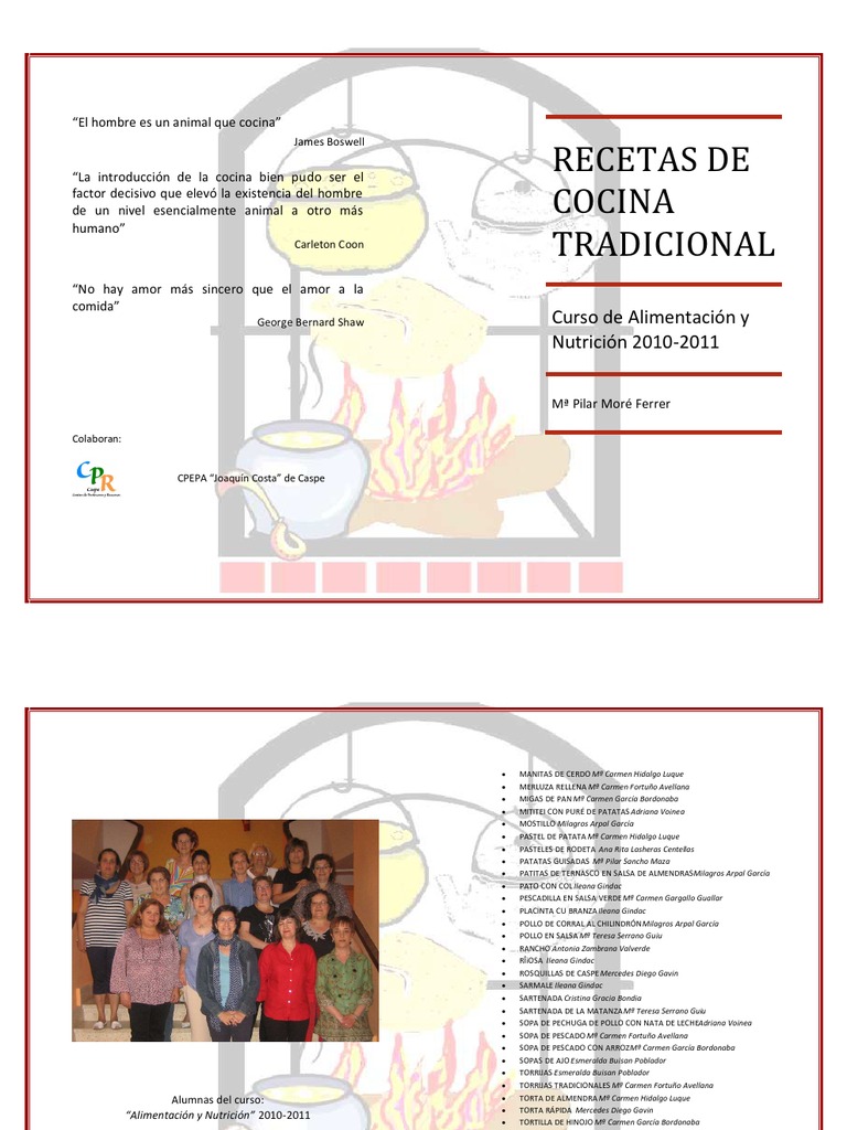 Recetario de Cocina | PDF | Cocina, comidas y vino | Salud y bienestar