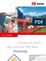 DB Autozug Aktueller Sommerkatalog