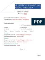 Dicas para Preencher Diário No Formato Impresso