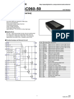 6MBP15VSC060-50: IGBT MODULE (V Series) 600V / 15A / IPM