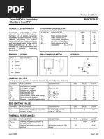 Trenchmos Transistor Buk7624-55 Standard Level Fet: General Description Quick Reference Data