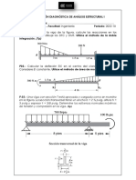 Evaluación Diagnóstica de Análisis Estructural I