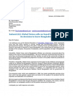 Industriall Global Union Calls On Sanofi To Reconsider Its Decision For Bangladesh 22-10-2019