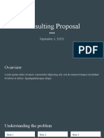 Consulting Proposal: September 4, 20XX