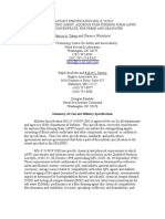 MILITARY SPEC SPEC FOR AQUEOUS FILM FORMING FOAM