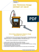 Ultrasonic Thickness Gauge NOVOTEST UT-1М-ST