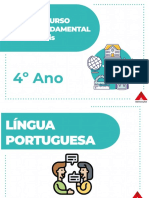 Plano de curso de Língua Portuguesa do 4o ano