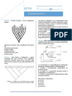 Taxionomia I - Cladogramas de felinos e evolução de proteínas