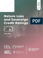 Nature Loss Sovereign Credit Ratings