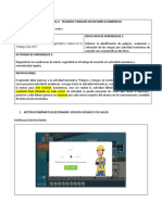 Evidencia 2: Peligros Y Riesgos en Sectores Económicos NOMBRE DEL APRENDIZ: Jhoana Castro Programa: Resultado de Aprendizaje 2