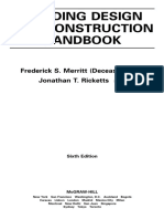 Building Design and Construction Handbook: Frederick S. Merritt (Deceased) Jonathan T. Ricketts