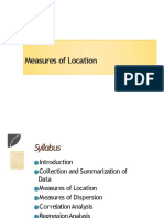 Measures Fo Location