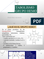 Metabolismo Del Grupo Hemo, Química y Síntesis