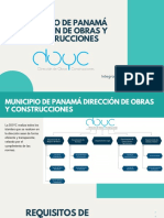 Municipio de Panamá Dirección de Obras y Construcciones