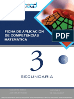 FICHA DE APLICACION 3ERO SEC II Bim - 2022