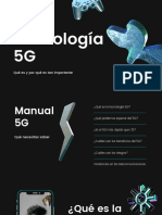 Presentación Tecnología 5G Azul Elementos 3D