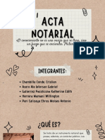 Acta Notarial