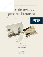 Tipos de Textos y Géneros Literarios. Explicaciones y Materiales para Trabajar en El Aula