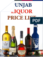 Punjab Liquor Price List 285