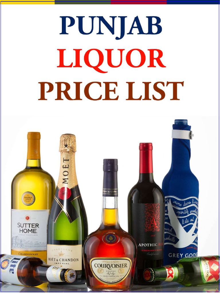 Punjab Liquor Price List 285 | PDF | Whisky | Fermented Drinks