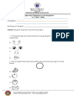 Huling Pagtatasa Sa Kindergarten S.Y. 2021-2022.docx With Answer Key and TOS