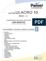SIMULACRO 10 - Area E
