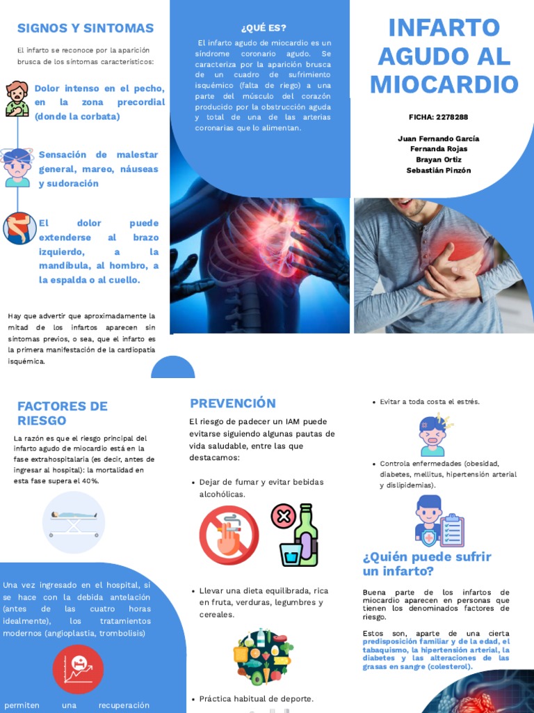 Prevención del Infarto Agudo al Miocardio | PDF | Infarto de miocardio ...