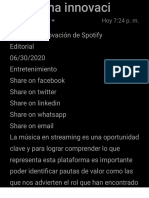 La Última Innovación de Spotify