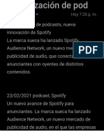 Monetización de Podcasts, Nueva Innovación de Spotify