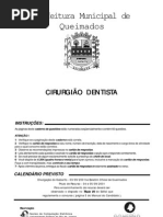 s Pref Queimados Rj Cirugiao Dentista Prova