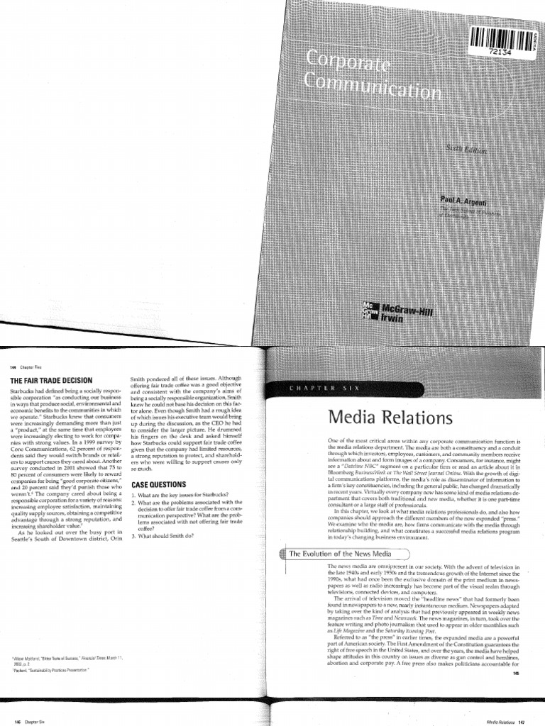 CORPORATE COMMUNICATION 5TH EDITION ARGENTI PDF visual data 2