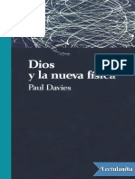 Dios y La Nueva Fisica - Paul Davies