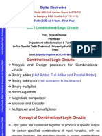 L6 and L7 Unit-I Combinational Circuits