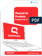 Manual de Produto. Presario CQ Pg. 1 - PDF