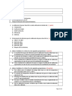 Examen Calibración Pesas M2 - PC008 2021