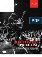 Fender 2015 Catalog Pricelist