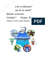 "Carpeta de Evidencias" "Ciencias de La Salud" Quinto Semestre Unidad 3 Grupo: B