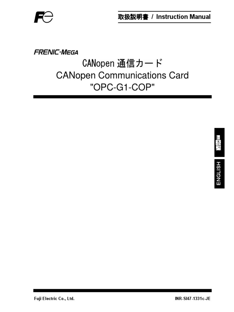 Canopen Communications Card 