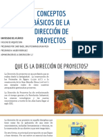 Conceptos Básicos de La Dirección de Proyectos