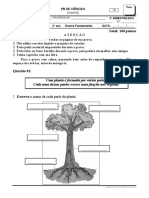 Prova PB Ciencias 2ano Manha 2bim TQ Ms