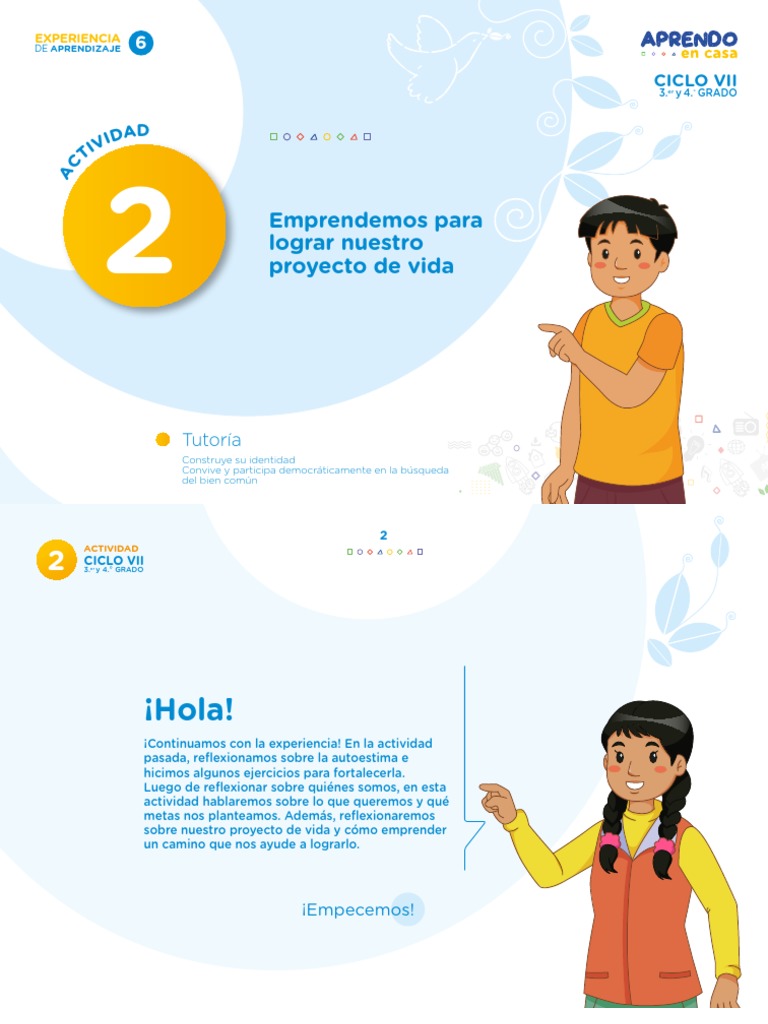 Proyecto de Vida para Estudiantes de 4° Grado | PDF | Cognición