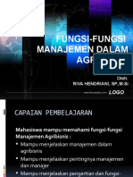 Fungsi-Fungsi Manajemen Agribisnis