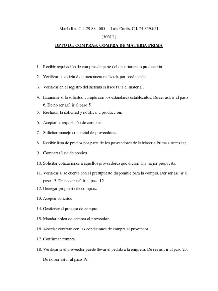 Diagrama de Flujo Dpto. de Compras | PDF | Presupuesto | Economias