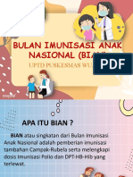 Penyuluhan Bulan Imunisasi Anak Nasional (Bian)