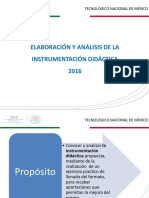 Guía para la elaboración de Instrumentación Didáctica 2015
