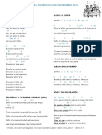 Esquema domingo 9 de diciembre 2018