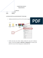 Tugas Praktikum 1 - Computer Science - Farida Aprilia - 210100159